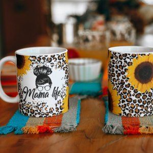 Mothers life , Leopard coffee mugs, Gifts for mothers